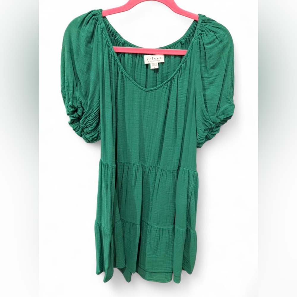 VELVET - women’s green dress